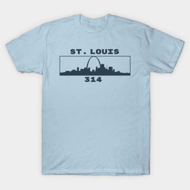 STL Skyline T-Shirt by blazineclothing